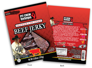 Food package design, illinois, beef jerky
