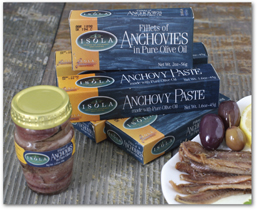 food package and label design chicago for anchovies.